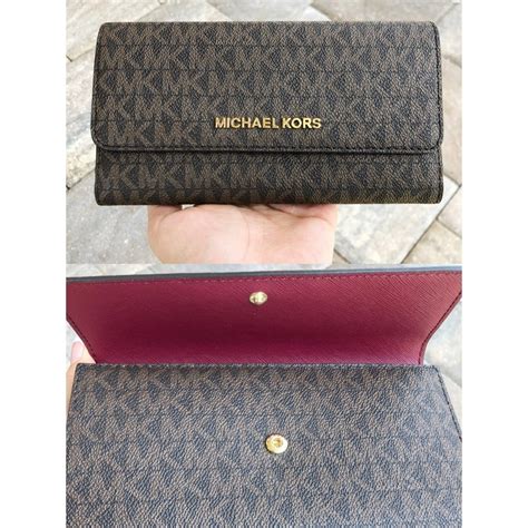 michael kors travel wallet australia|michael kors large trifold wallet.